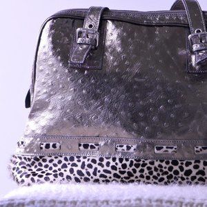 Leopard and Croc Satchel